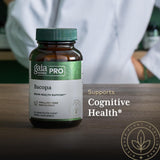 Gaia Herbs PRO Bacopa Monnieri capsules in a clear container