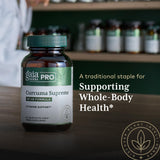 Gaia Herbs PRO Curcuma Turmeric Supplement bottle back view