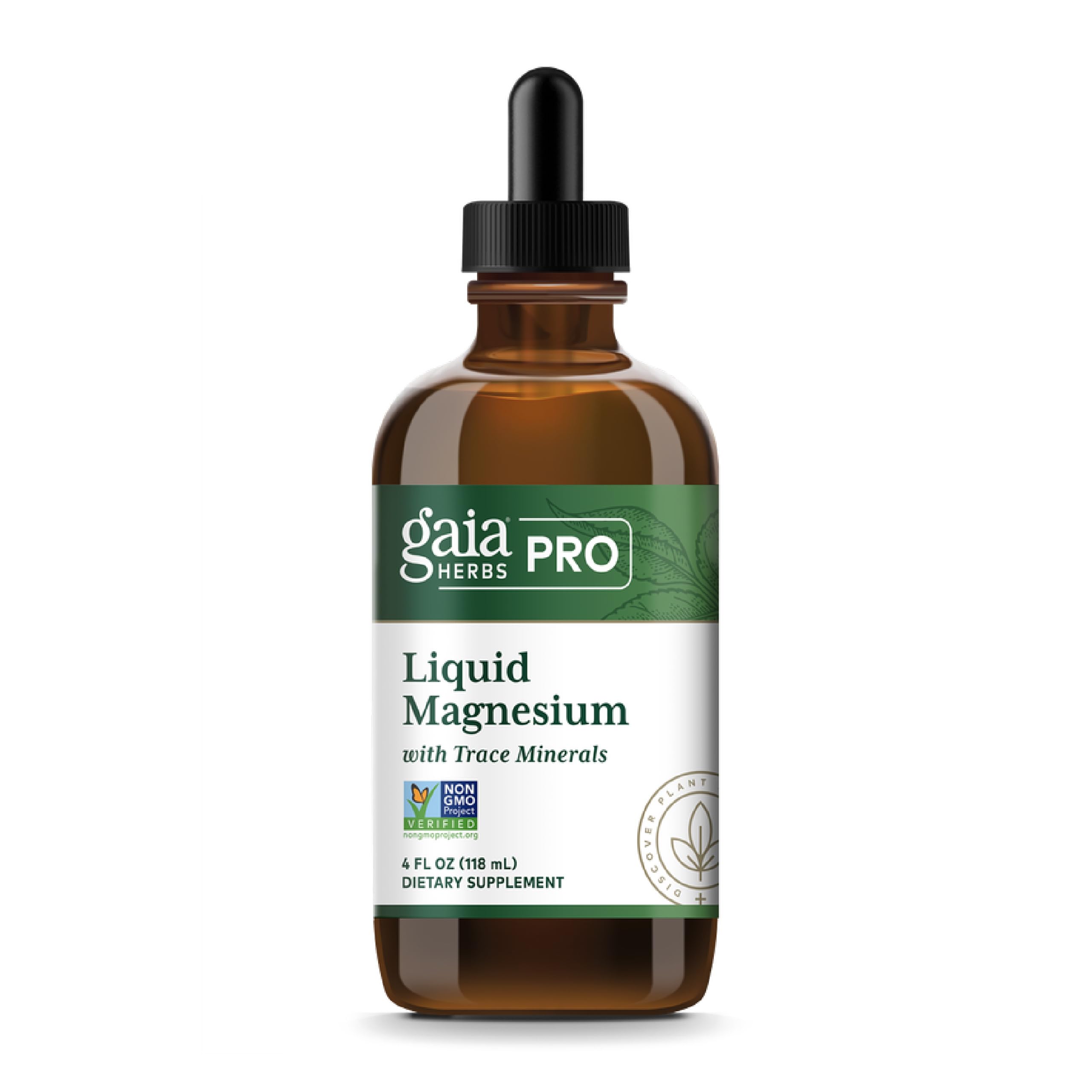 Gaia Herbs PRO Liquid Magnesium with Trace Minerals front view