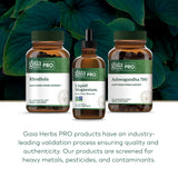 Gaia Herbs PRO Liquid Magnesium with Trace Minerals with measuring spoon