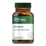 Gaia Herbs PRO Rhodiola Adaptogen Supplement 120mg front view