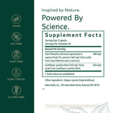 Gaia Herbs PRO Saw Palmetto Supplement capsule close-up