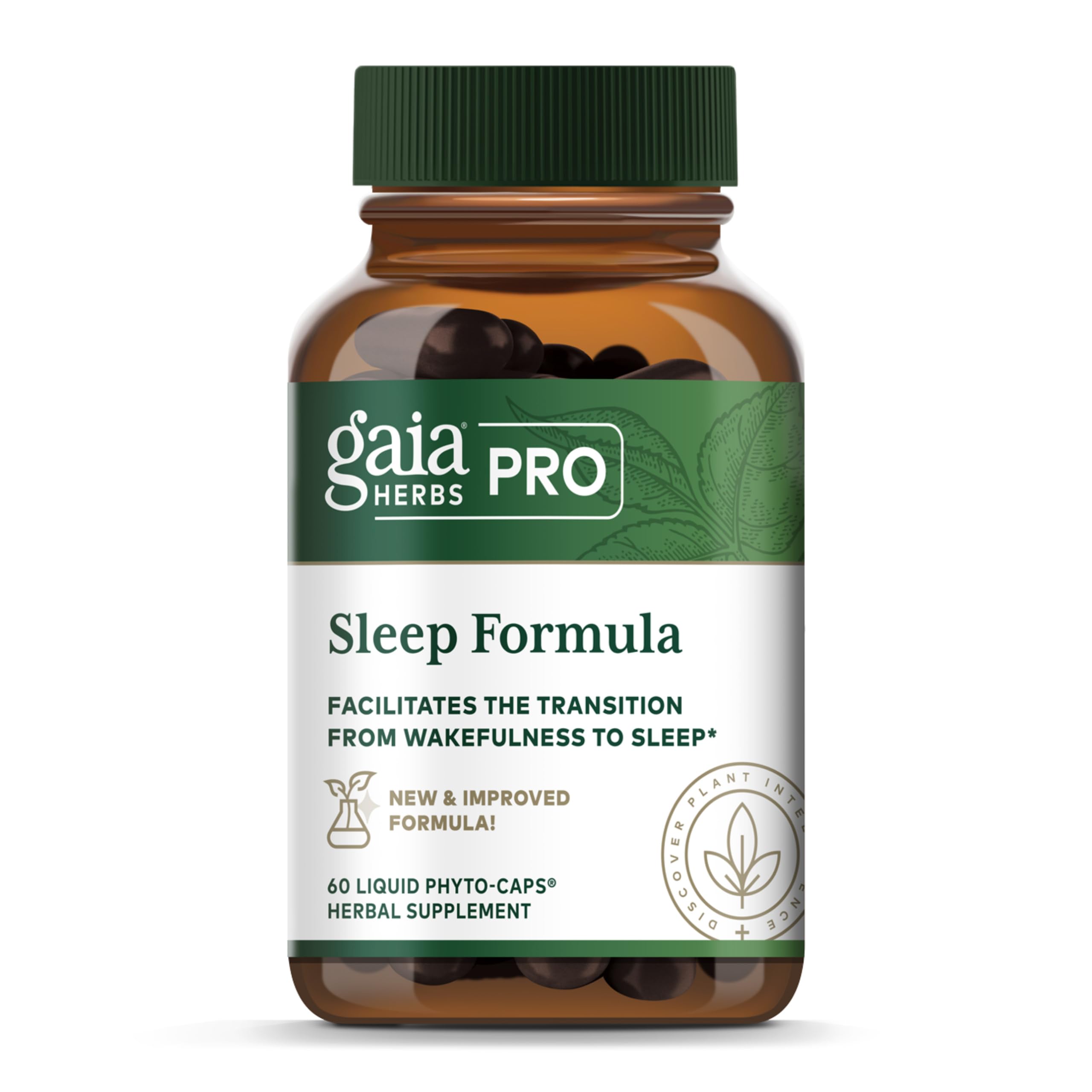Gaia Herbs PRO Sleep Formula liquid capsules front view