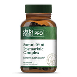 Gaia Herbs PRO Somni-Mint Rosmarinic Complex 60 Capsules front view