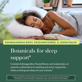 Gaia Herbs Sleep Gummies with a measuring spoon