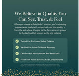 Gaia Herbs SleepThru capsules with herbal ingredients