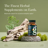 Gaia Herbs Sound Sleep Herbal Supplement 60 Capsules side view