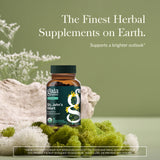 Gaia Herbs St. John's Wort 333mg Herbal Supplement side view