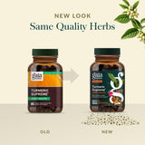 Gaia Herbs Turmeric Curcumin Extract bottle with capsules