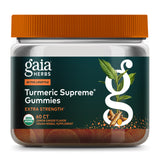 Gaia Herbs Turmeric Gummies front view packaging