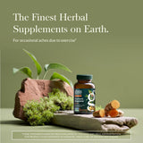Gaia Herbs Turmeric Pain Relief Capsules side view