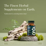 Gaia Herbs Valerian Root Capsules bottle side view