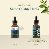 Gaia Herbs Valerian Root Organic Liquid Extract label close-up