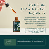 Gaia Herbs Valerian Root Organic Liquid Extract packaging
