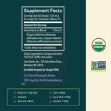Gaia Herbs Valerian Root Organic Liquid Extract side view