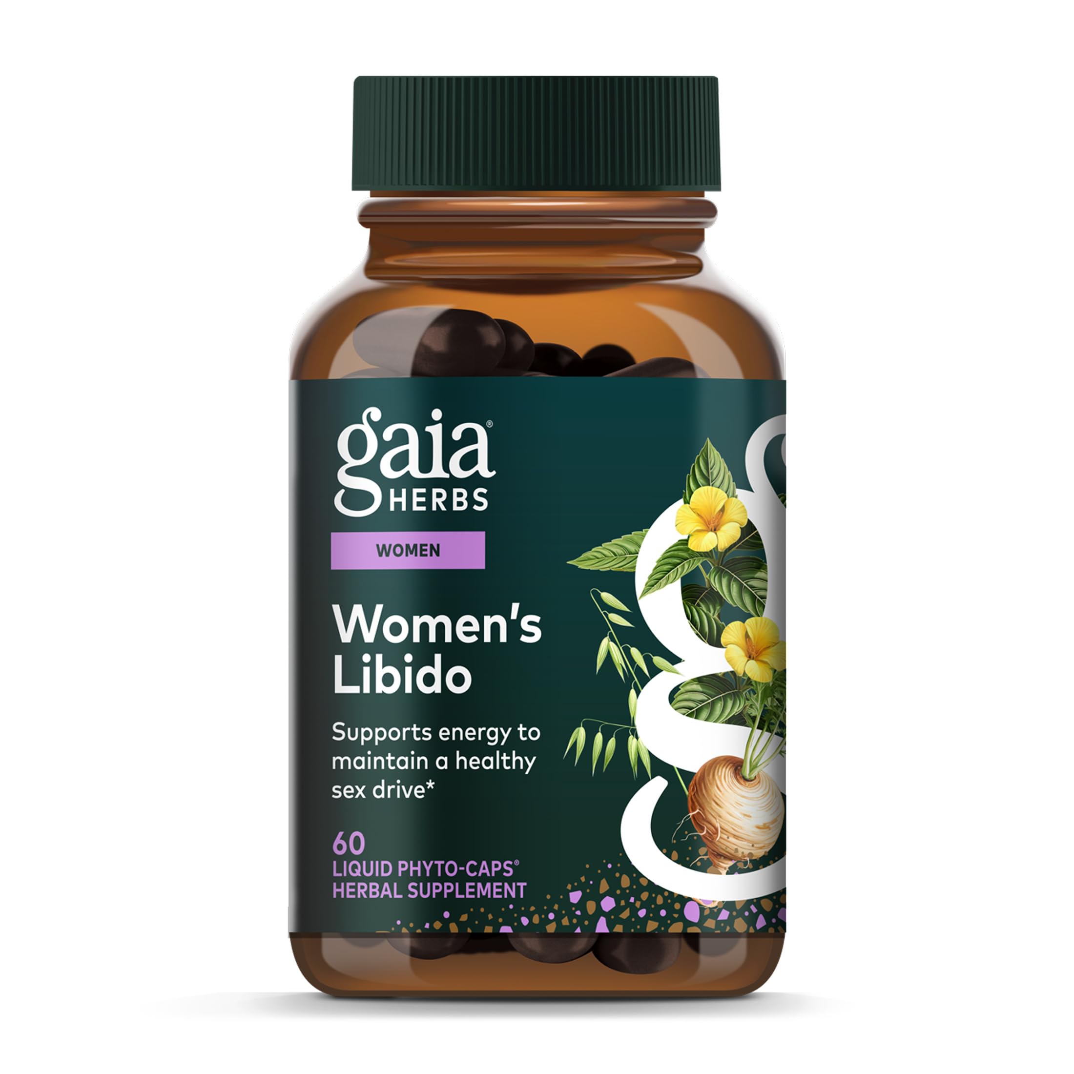 Gaia Herbs Women's Libido Support supplement front view