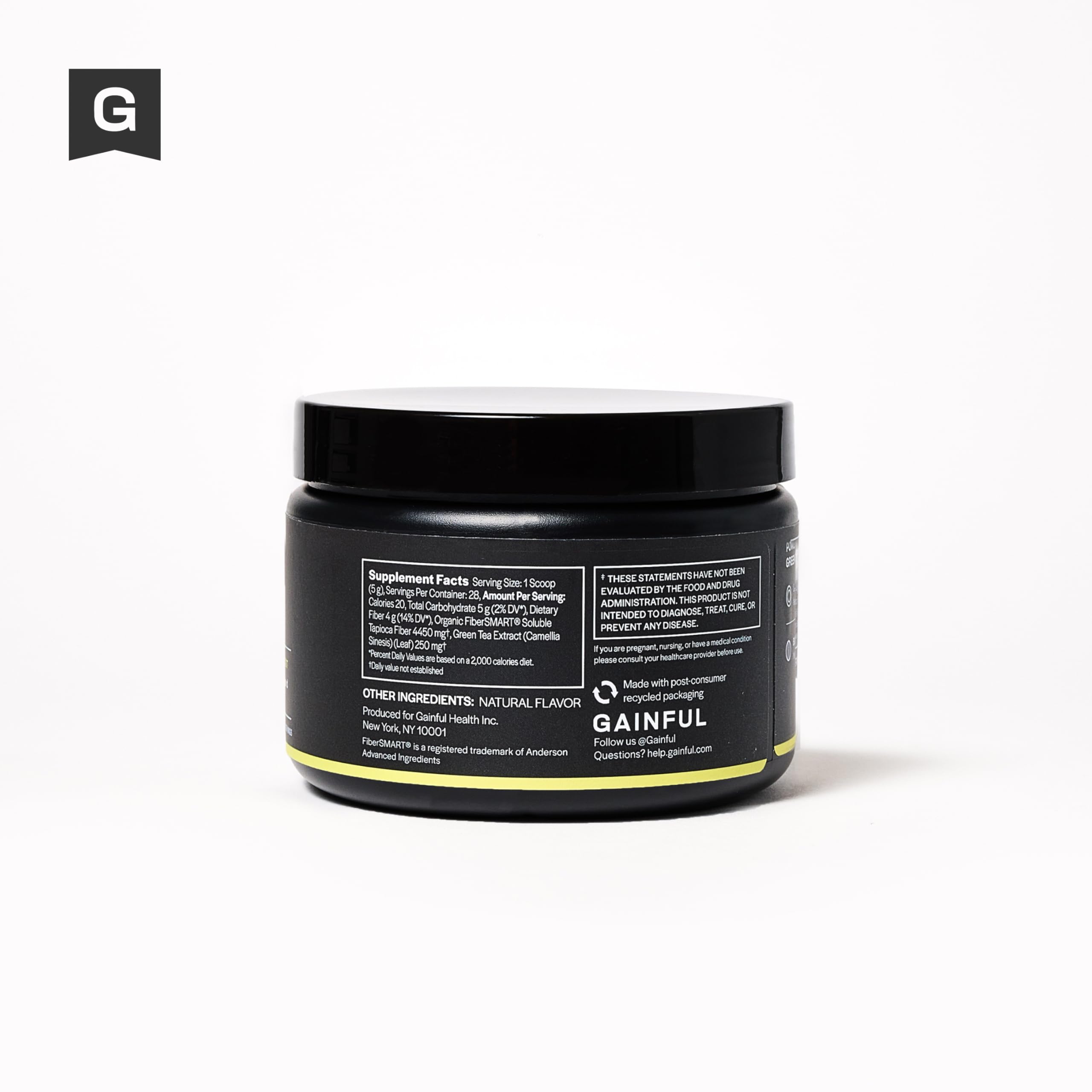 Gainful FiberSMART Powder 139g scoop for serving