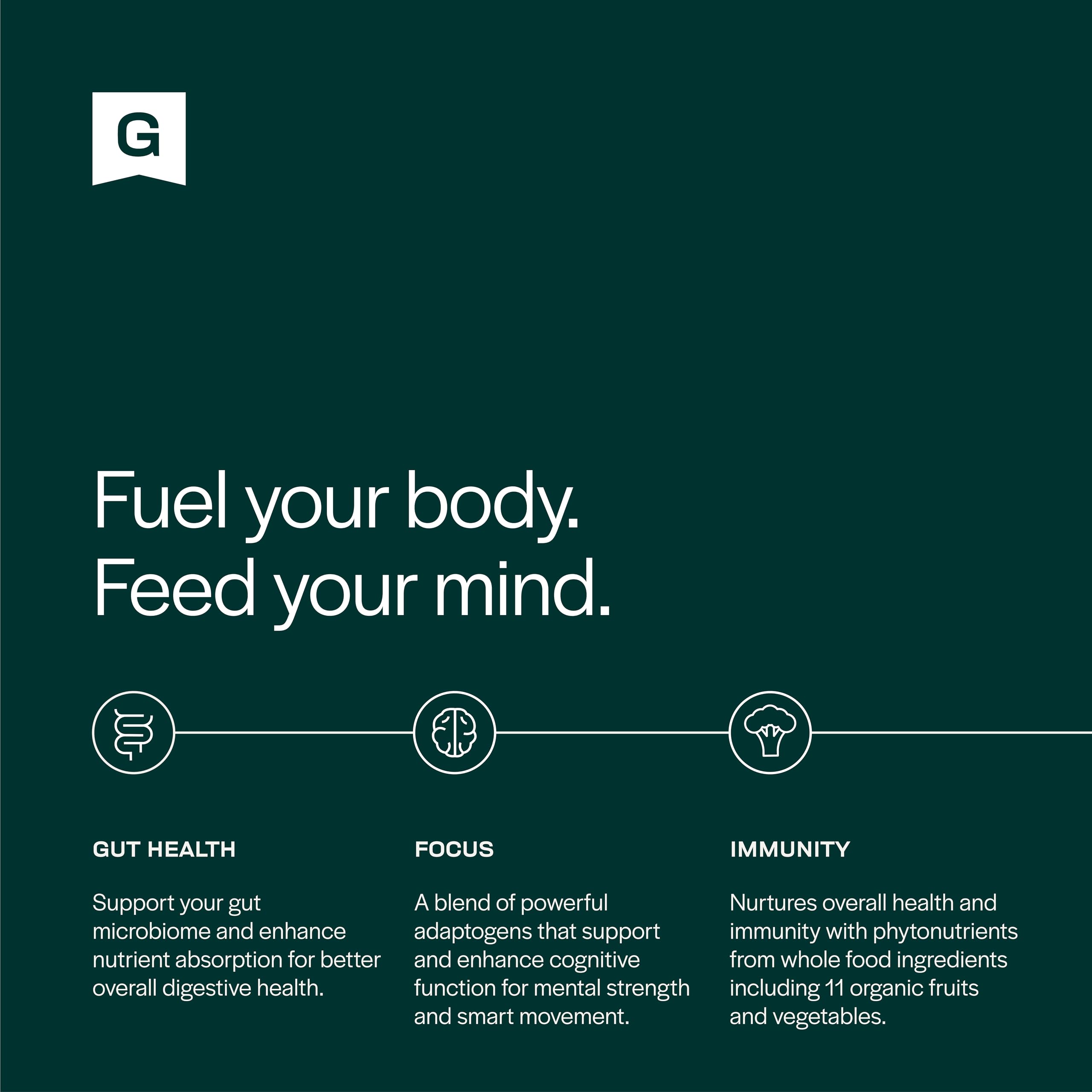 Gainful Performance Greens Chlorella Powder packaging