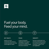 Gainful Performance Greens Chlorella Supplement packet with coconut and pineapple flavour