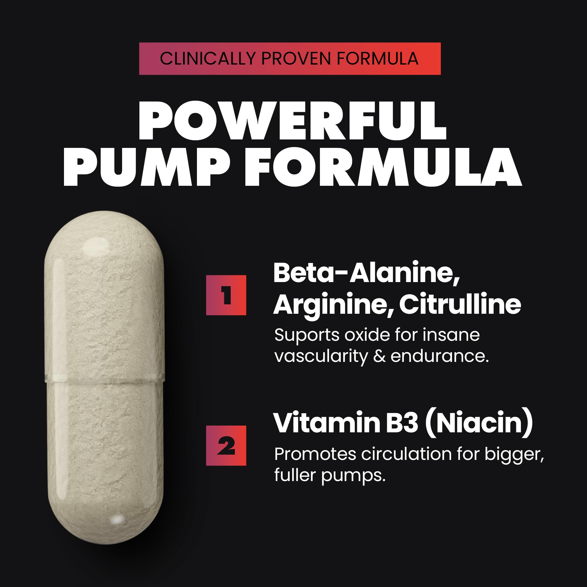 GAINS IN BULK Argi-Pump L-Arginine Supplement ingredient list