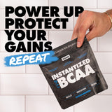 GAINS IN BULK Instantized BCAAs mixed in water