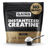 GAINS IN BULK Instantized Creatine 150g powder front view