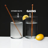 GAINS IN BULK Instantized Creatine 290g mixed in water