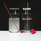 GAINS IN BULK Instantized Creatine Powder mixed in water