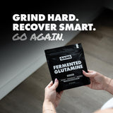 GAINS IN BULK L-Glutamine Powder 454g back view