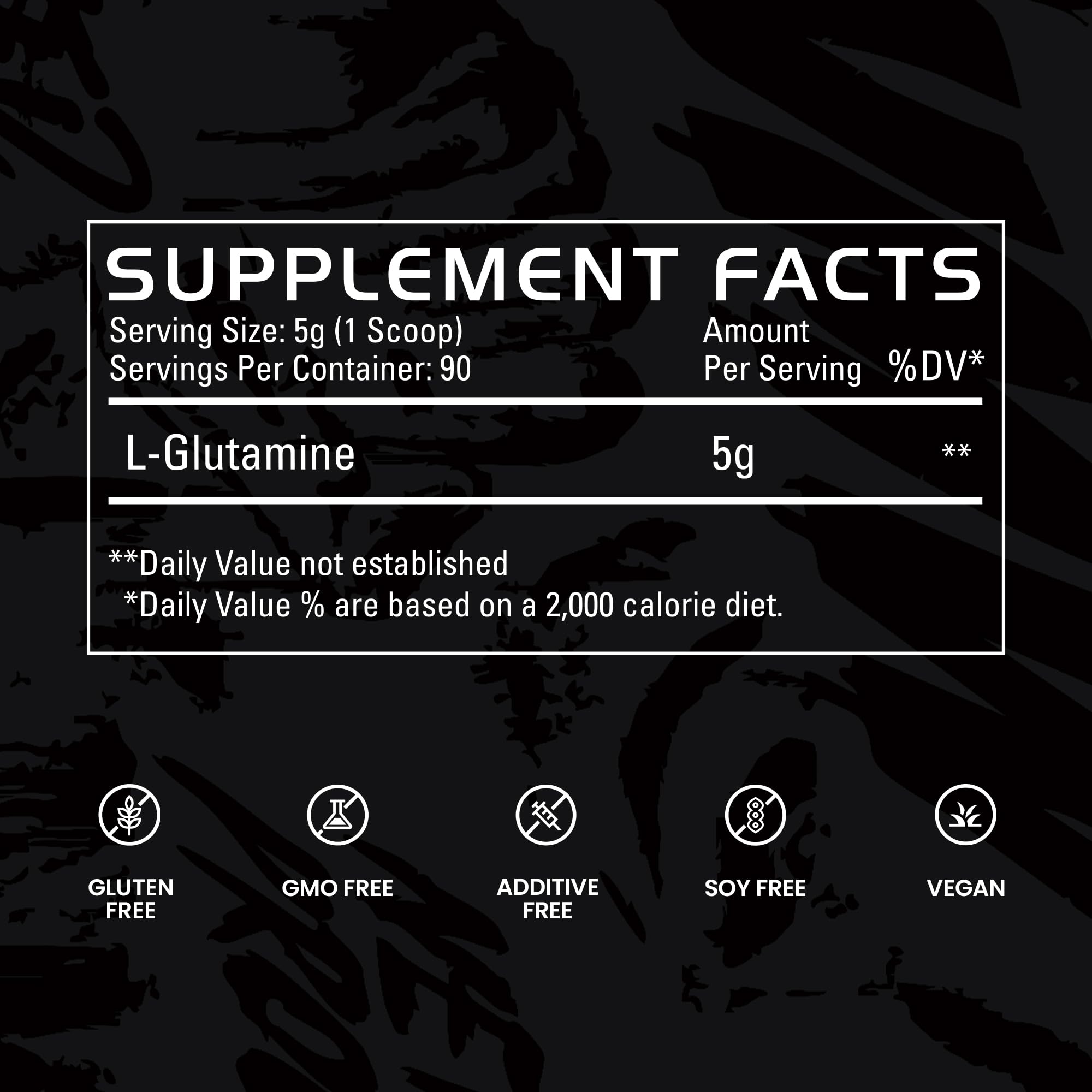 GAINS IN BULK L-Glutamine Powder 454g packaging
