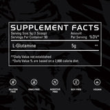 GAINS IN BULK L-Glutamine Powder 454g packaging