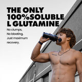 GAINS IN BULK L-Glutamine Powder 454g side view