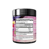 Gamer Supps AFK+ Bananaberry Sleep Supplement with a glass of water