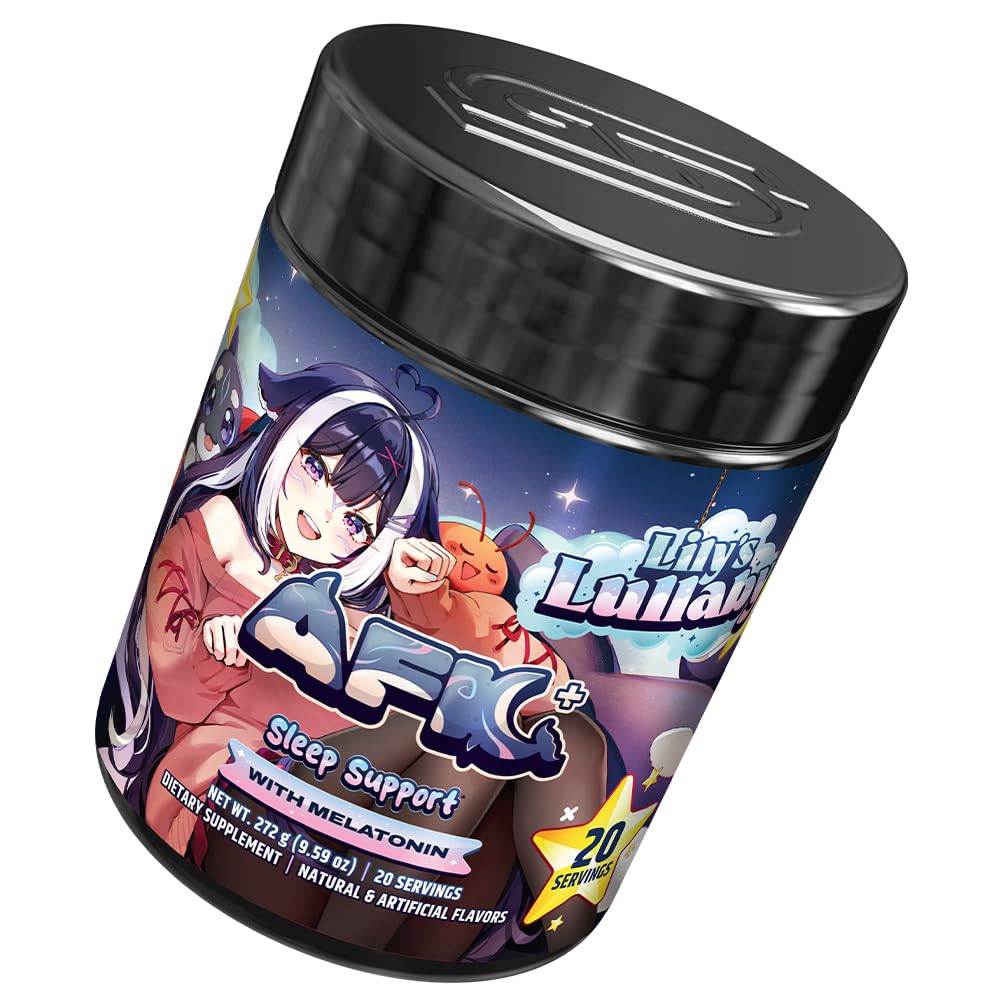Gamer Supps AFK+ Sleep Supplement 363g side view