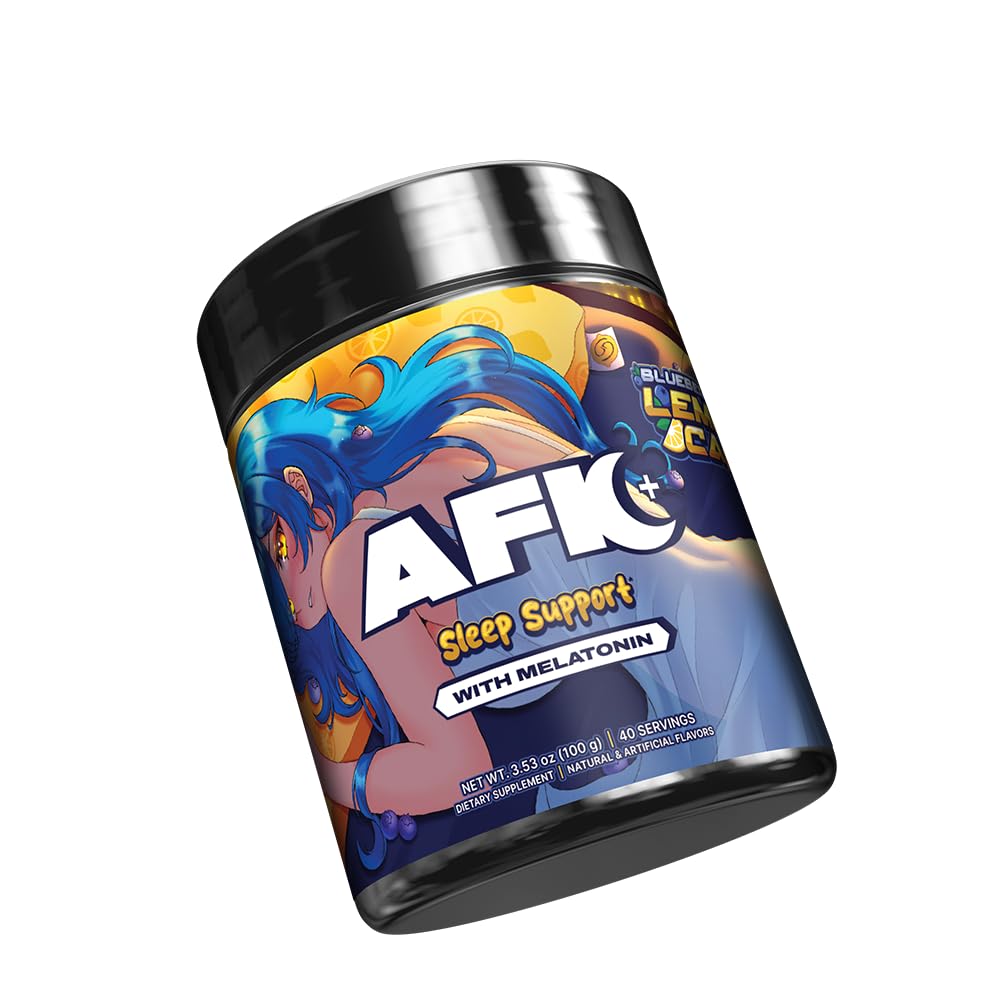 Gamer Supps AFK+ Sleep Supplement packaging side view