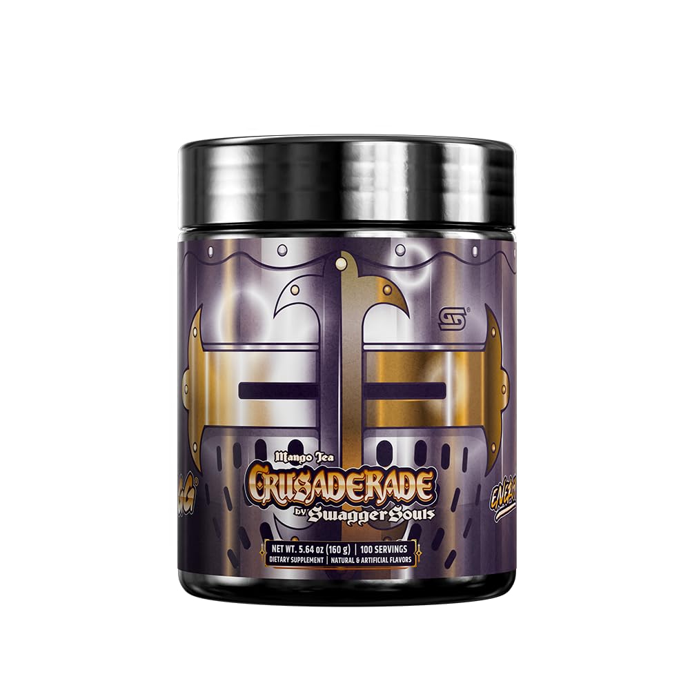 Gamer Supps GG Energy Crusaderade GG Mango Tea Flavor 200g front view