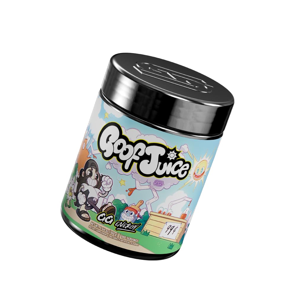 Gamer Supps GG Energy Goof Juice GG Strawberry Kiwi tub side view