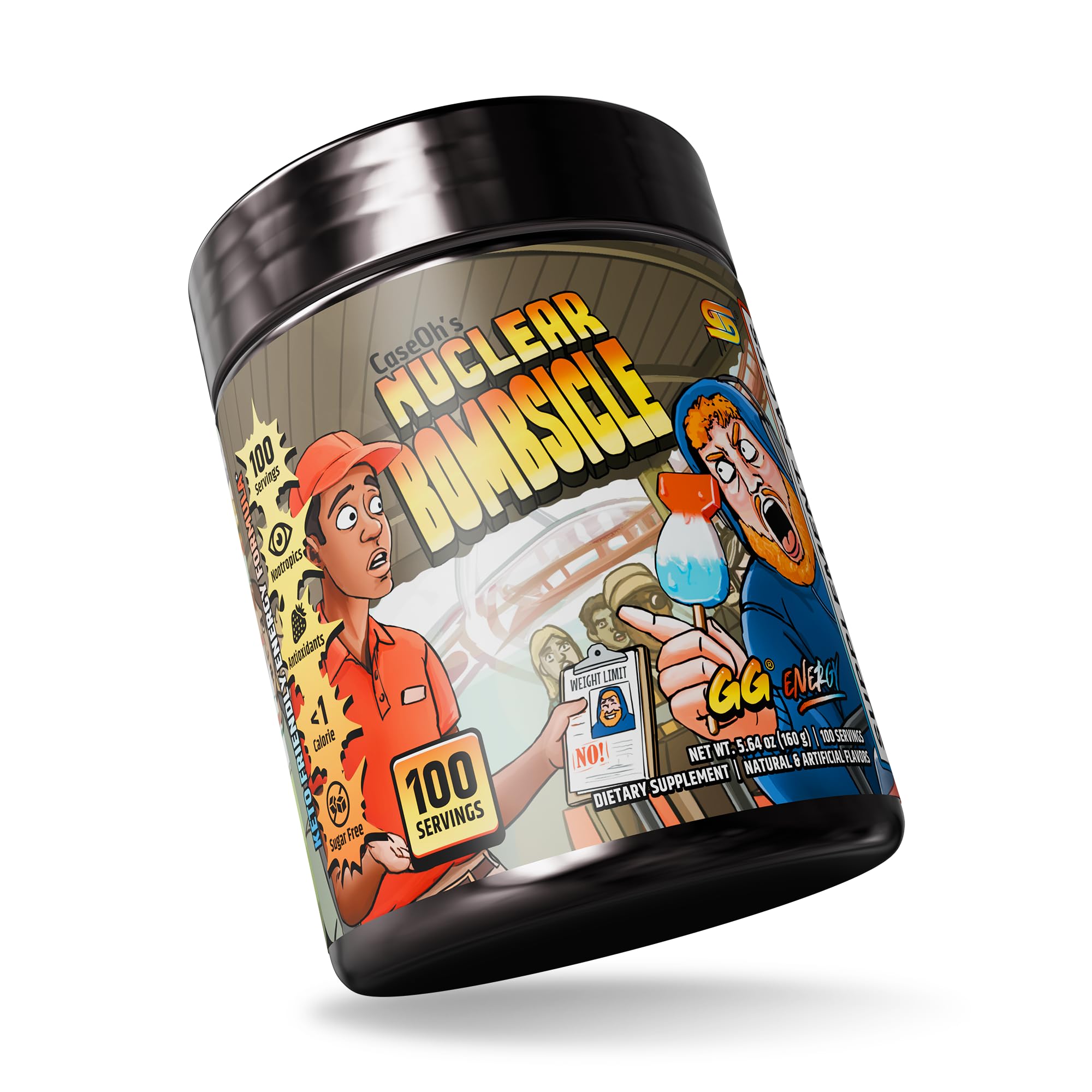 Gamer Supps GG Energy Nuclear Bombsicle powder scoop