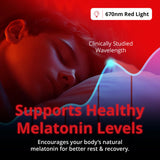 Gamma Light Therapy Revive Red Light Bulb illuminated