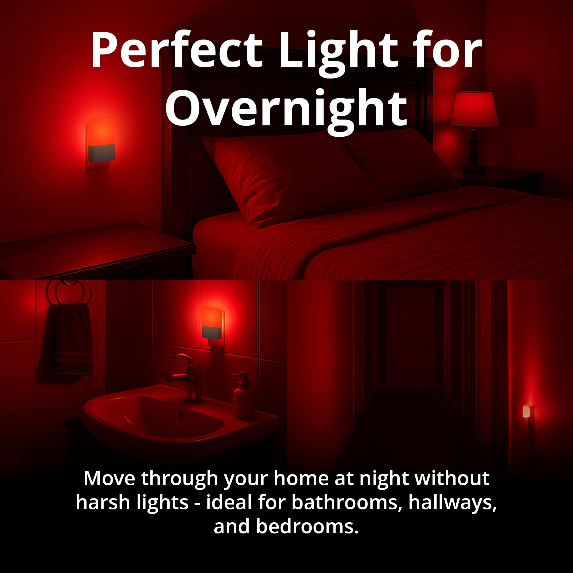 Gamma Red Night Light 670nm in small bedroom