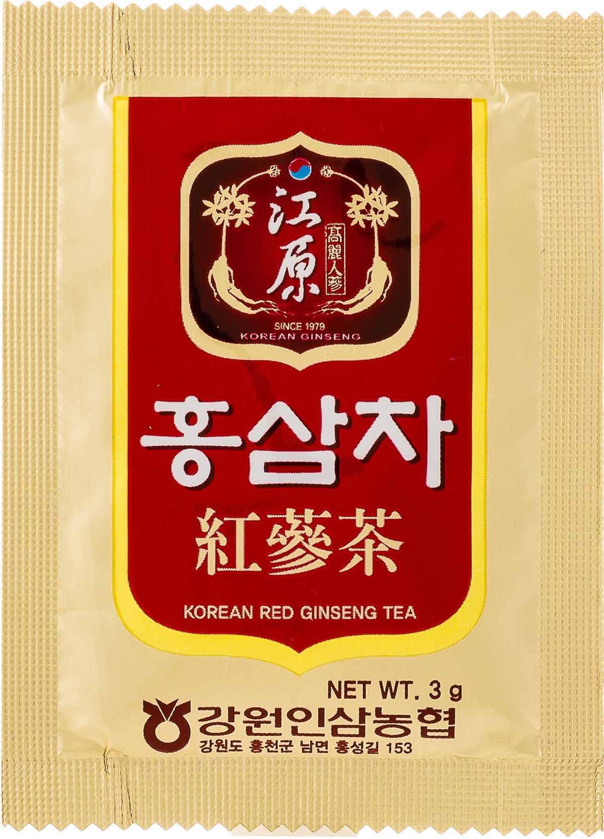 Gangwoninsam Korean Red Ginseng Tea packaging