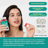 GAOLISHEN Calcium Citrate Gummies 1200mg close-up of gummies