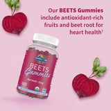 Garden of Life Beet Root Gummies packaging with nutritional information