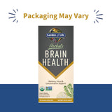 Garden of Life Brain Health Vegan Capsules side view showing capsule