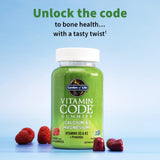 Garden of Life Calcium Magnesium Gummies showing gummy texture