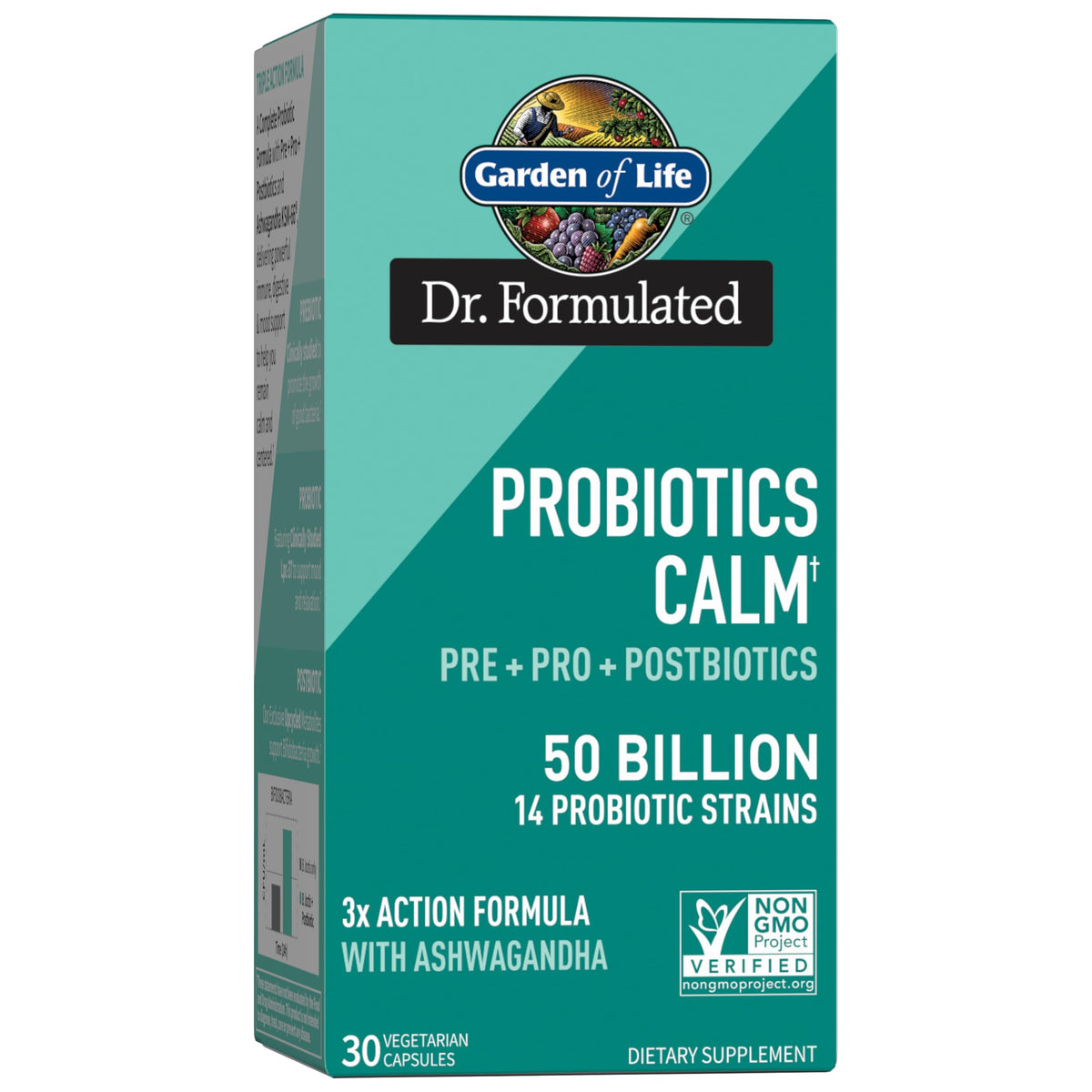Garden of Life Calm Probiotic supplement front view