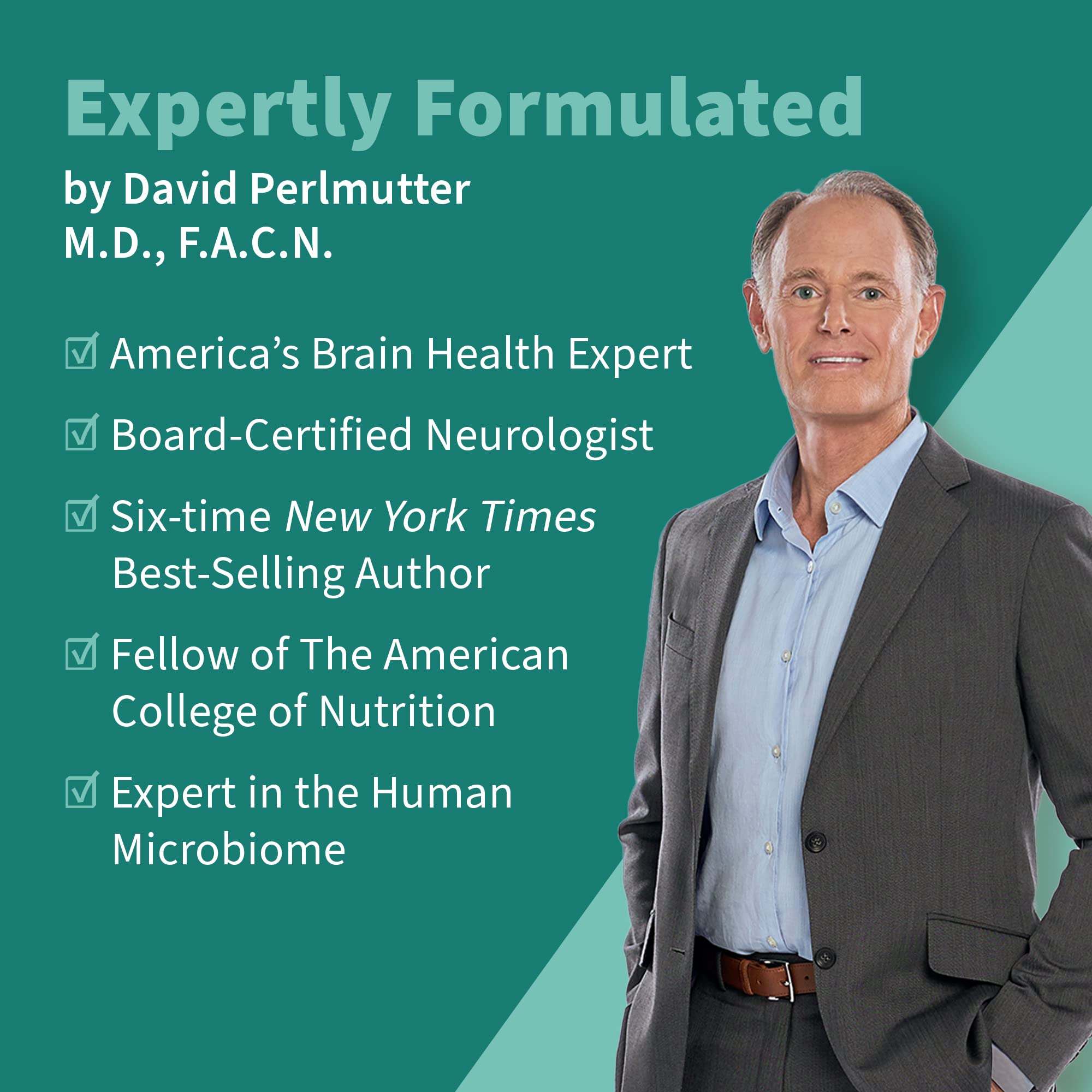 Garden of Life Calm Probiotic supplement packaging with dimensions