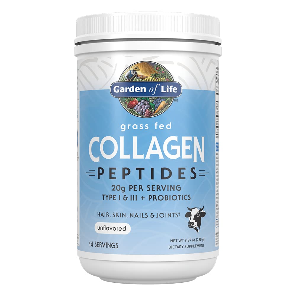 Garden of Life Collagen Peptides Powder 363g front view
