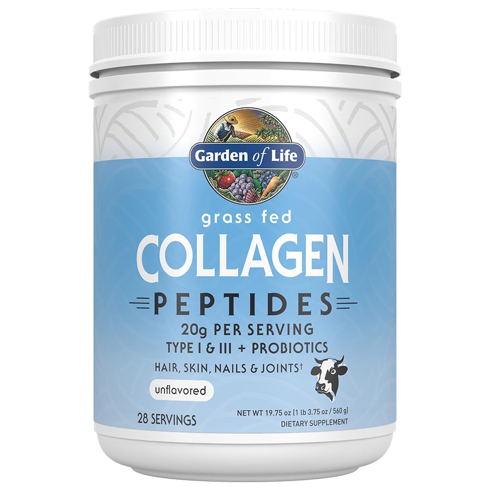 Garden of Life Collagen Peptides Powder 563g front view