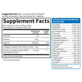 Garden of Life Collagen Peptides Powder in a glass of water